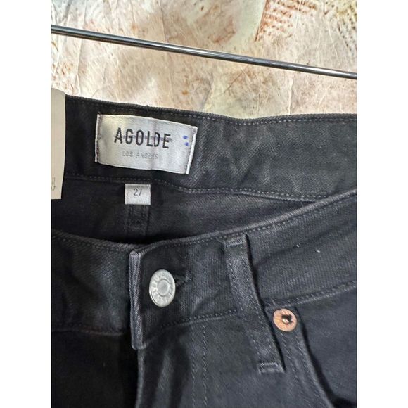 Agolde Devon Low Rise Stacked Stovepipe Jeans Size 27 - Picture 7 of 10
